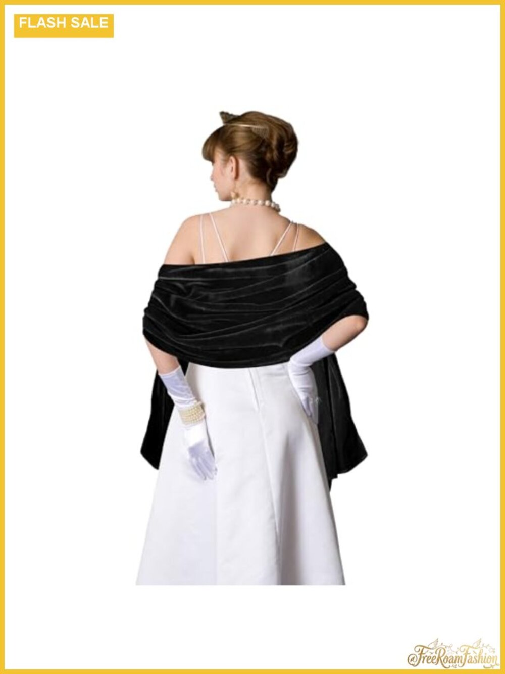 Velvet Shawl Wrap Evening Dress Accessory Elegant Women's Scarf